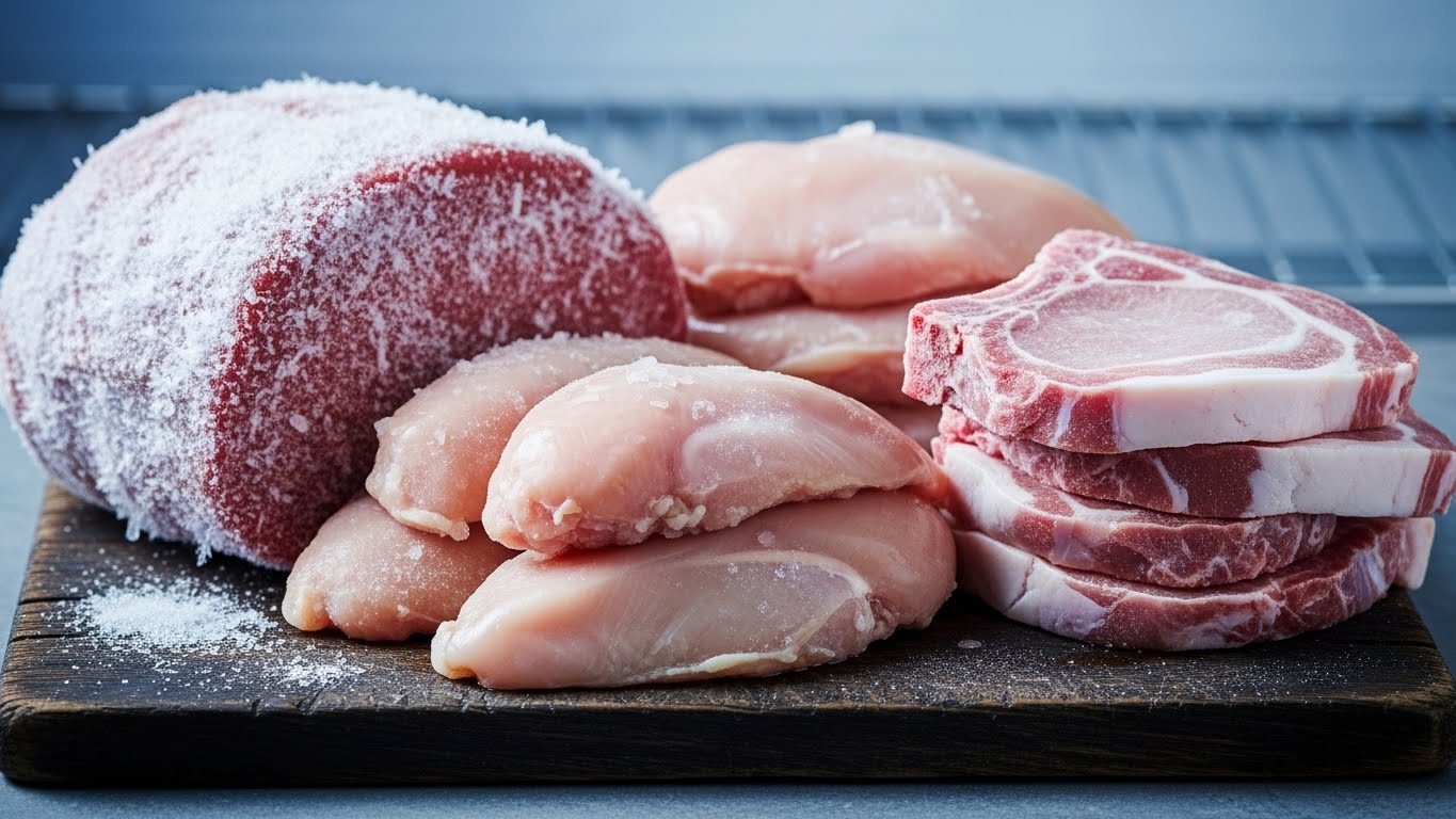 냉동 상태의 고기